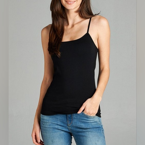 Active Basic Black Camisole - S - Picture 1 of 7